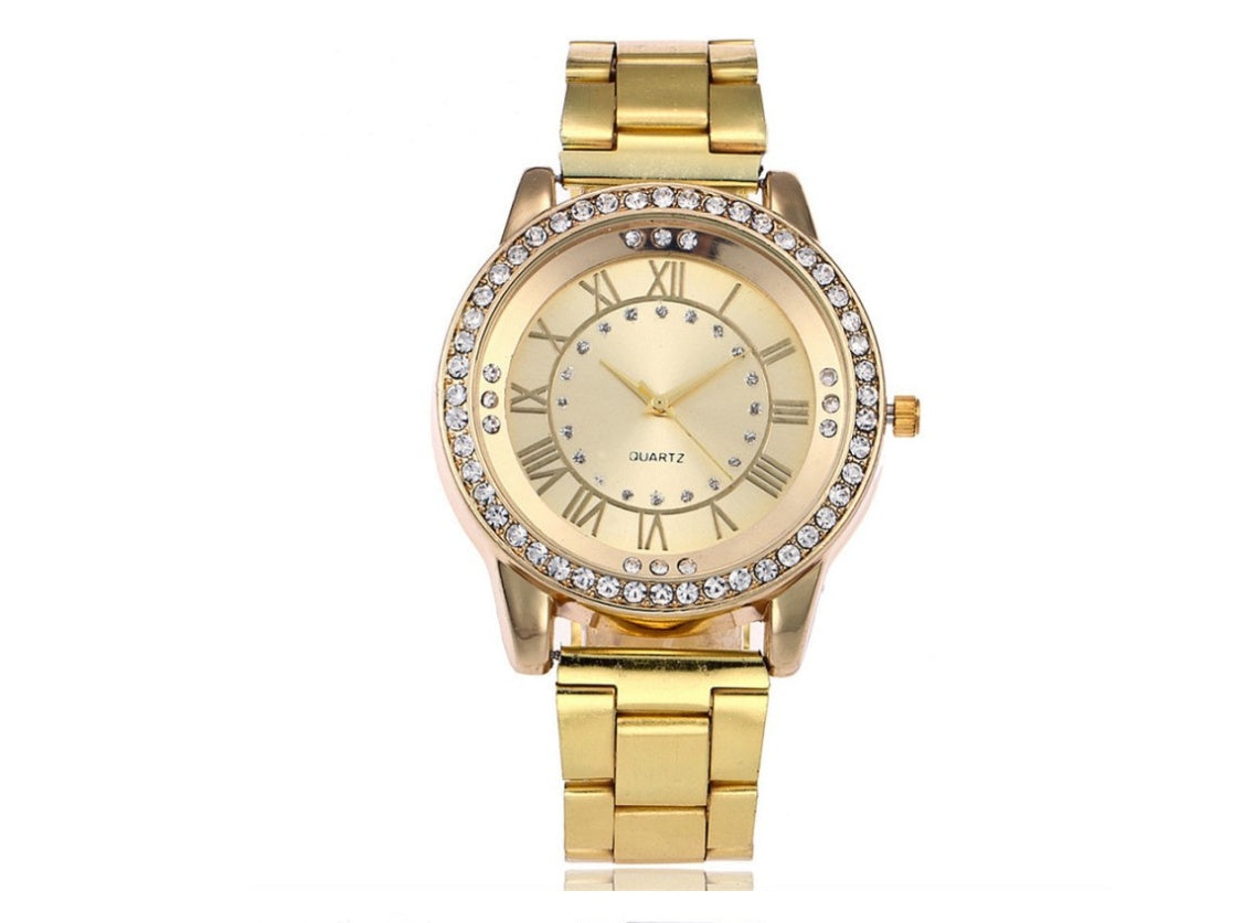 Luxury Women’s Rhinestone Quartz Watch