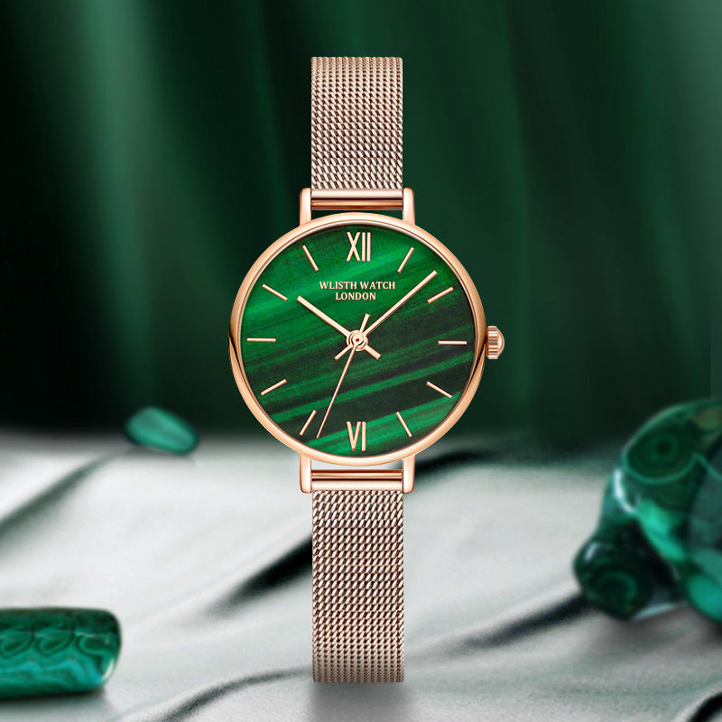 Women’s Waterproof Luminous Green Watch