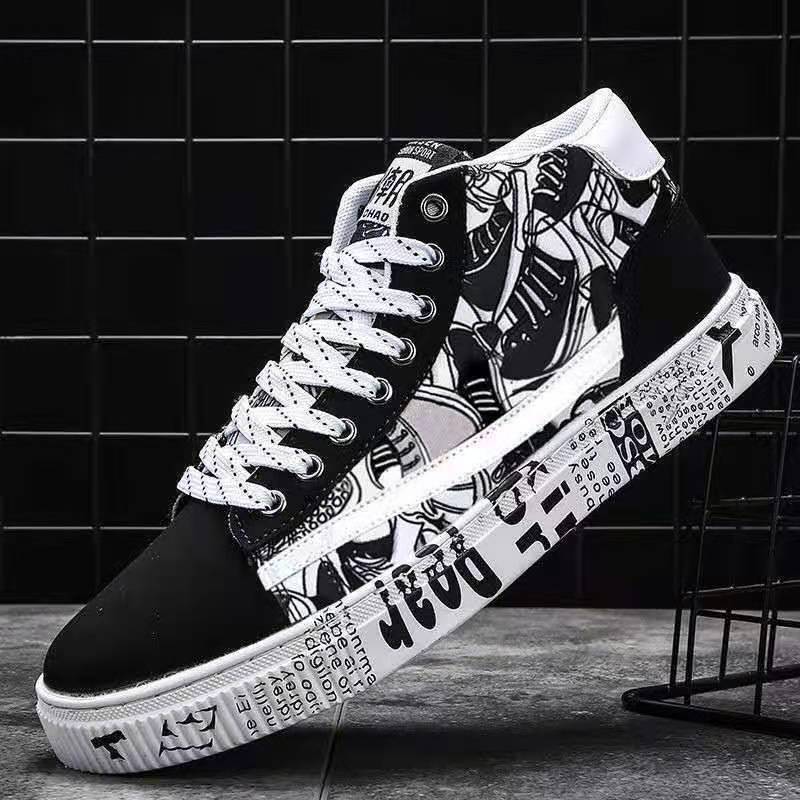 Korean Fashion Casual Men’s Cloth Shoes