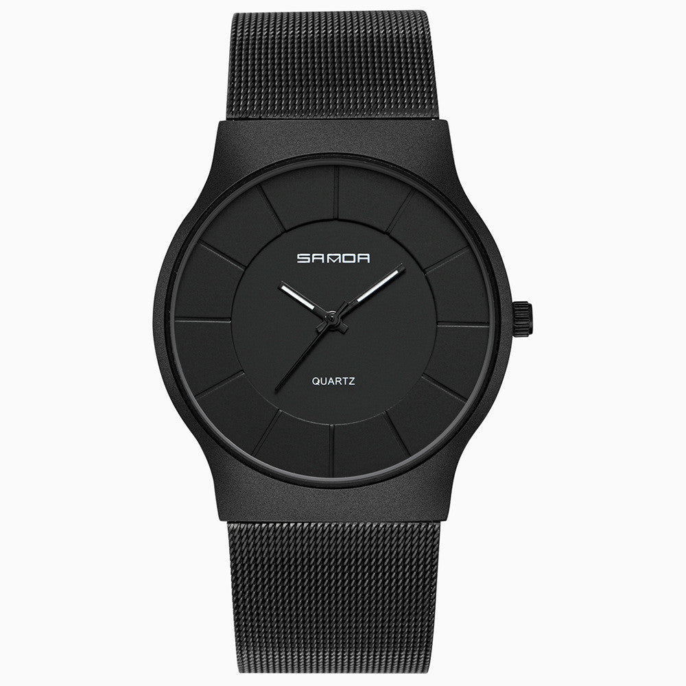 Sunda Luxury Blue Glass Quartz Watch