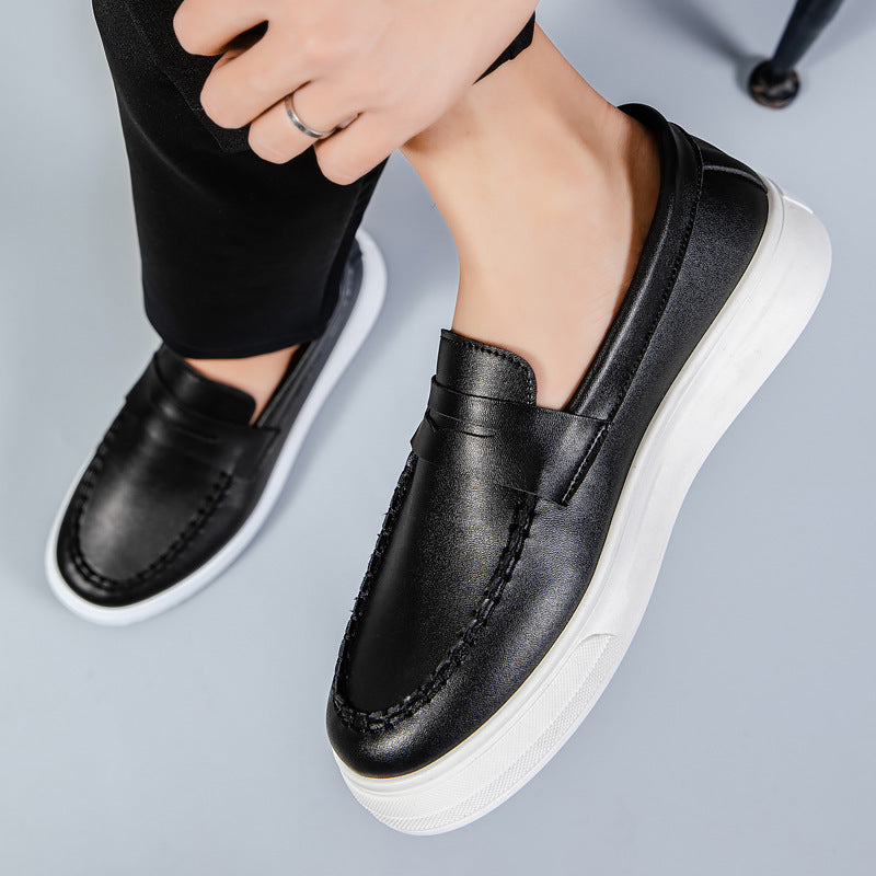Men's Shoes British Style Summer Breathable Gommino