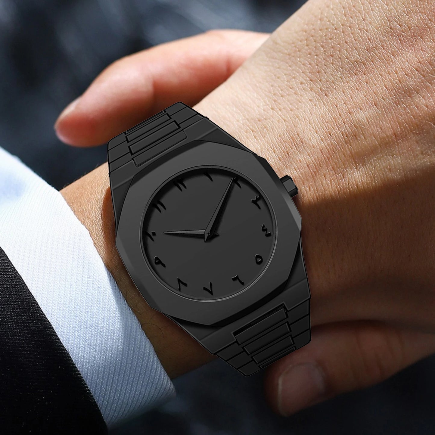 Modern Sports & Leisure Men’s Watch – Waterproof Quartz, Creative Energy Design