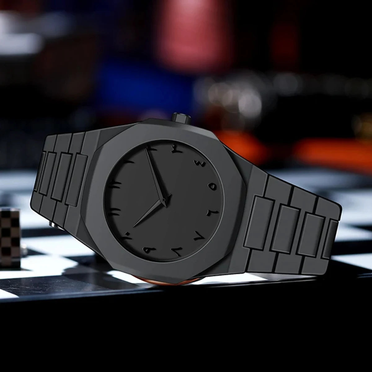 Modern Sports & Leisure Men’s Watch – Waterproof Quartz, Creative Energy Design