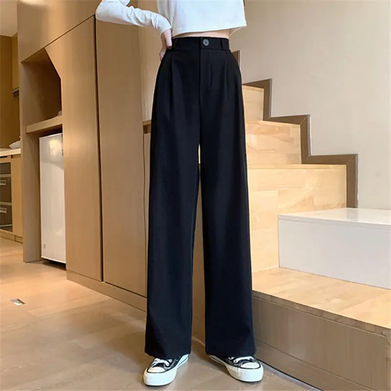 Women's Draped Wide Leg Pants