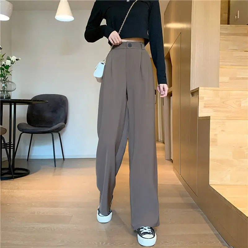 Women's Draped Wide Leg Pants