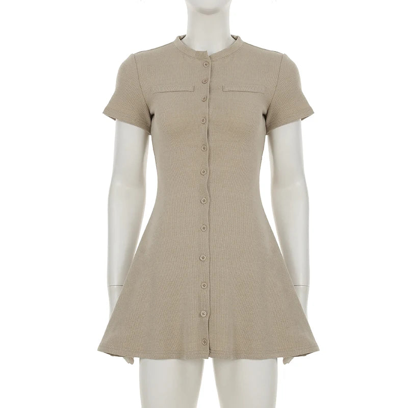 Women's Knit A-Line Mini Dress