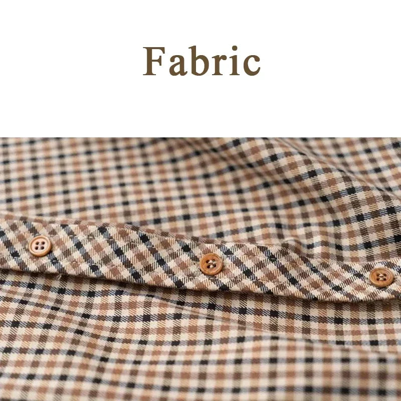Women’s Timeless Plaid Button-Up – Classic Autumn Elegance