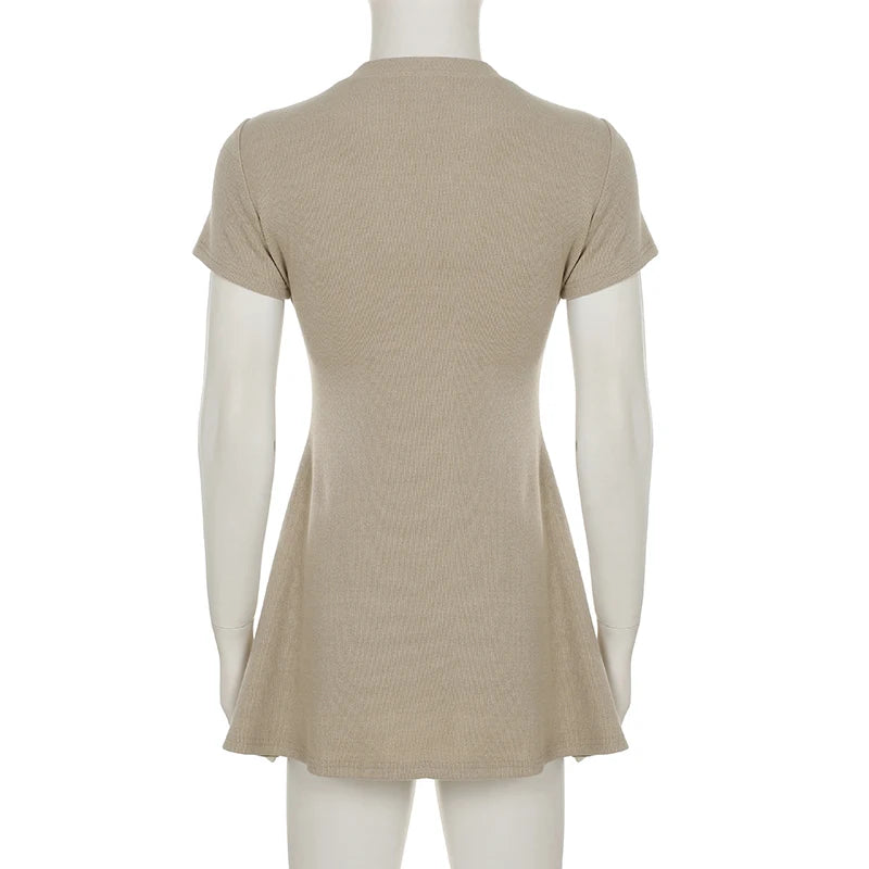 Women's Knit A-Line Mini Dress