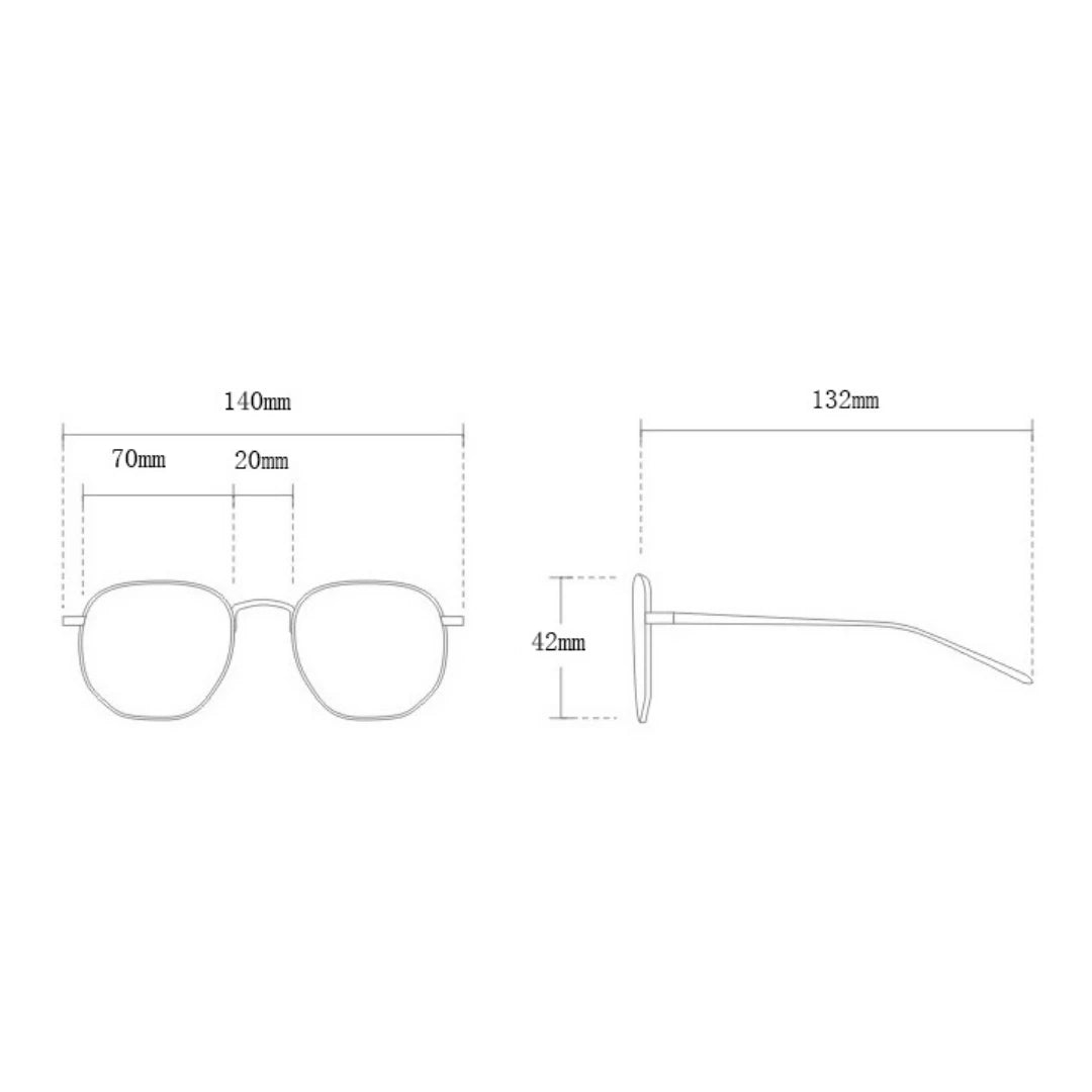 Retro-Inspired Unisex Sunglasses – Premium Nylon Frame, Stylish Design for Men & Women