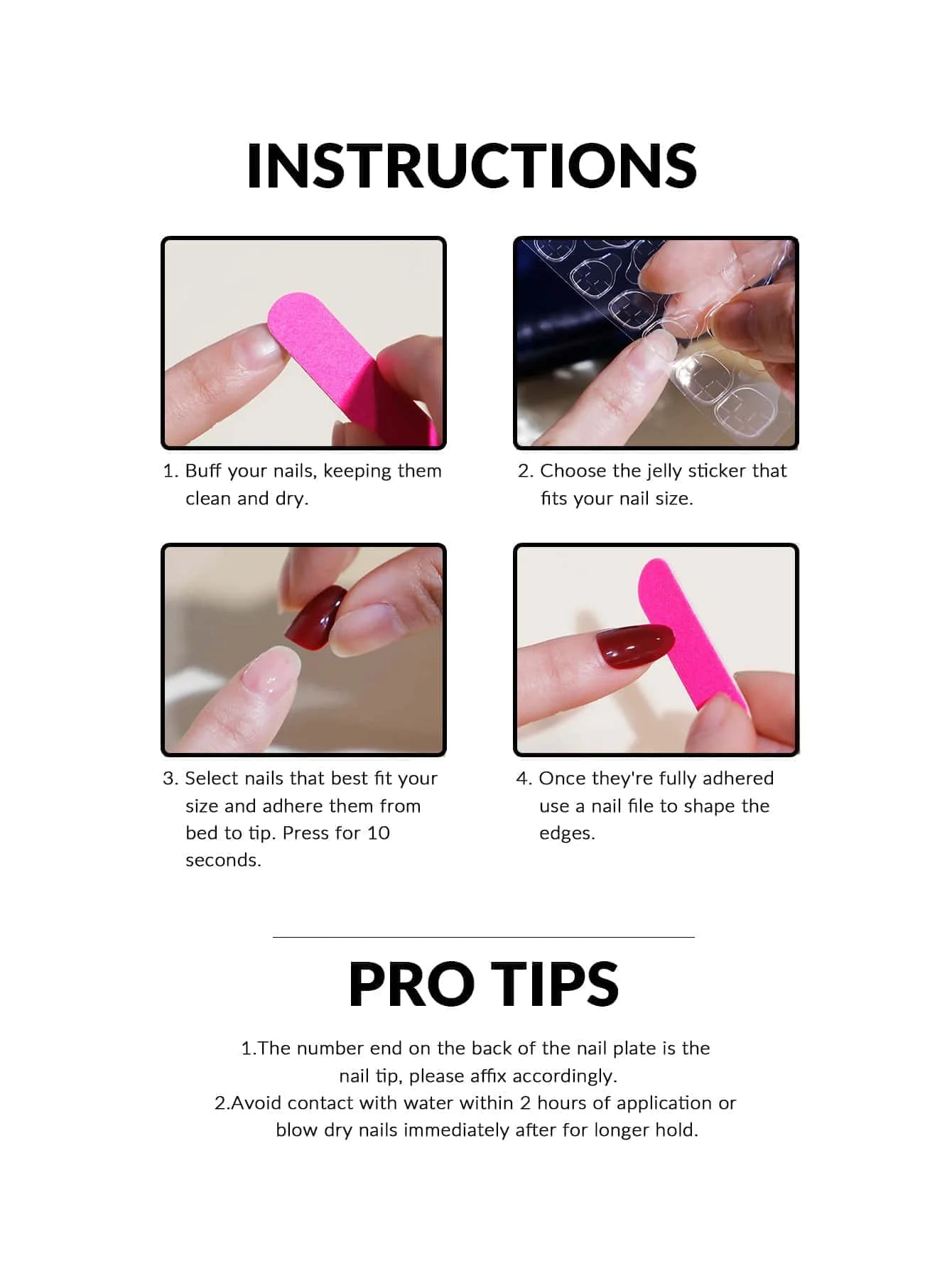 24pcs Nude French Tip Press-On Toe Nails – Square Shape, Glossy Finish