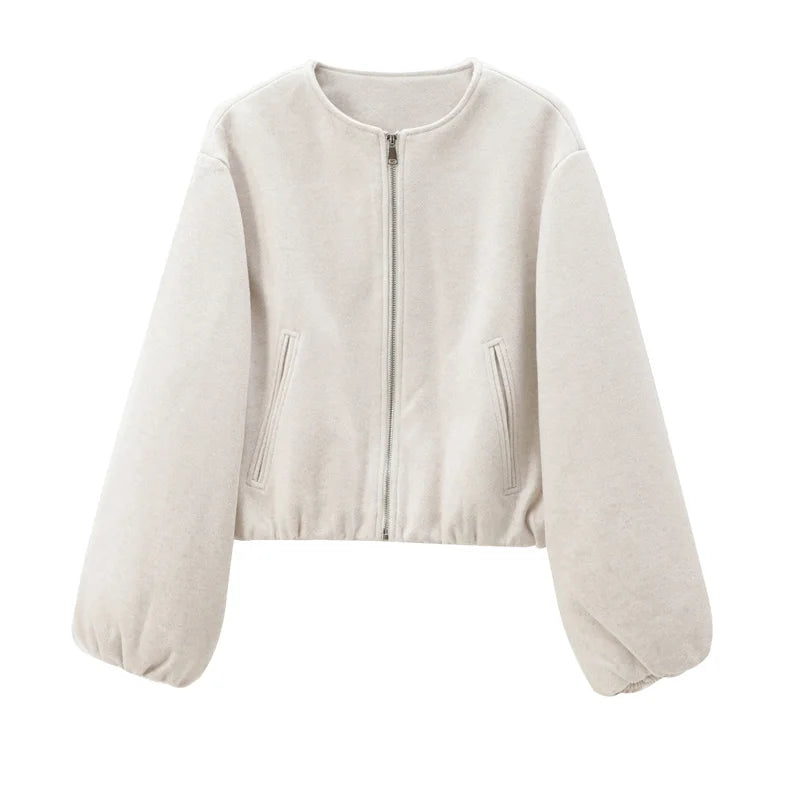 Women's Short Bomber Coat