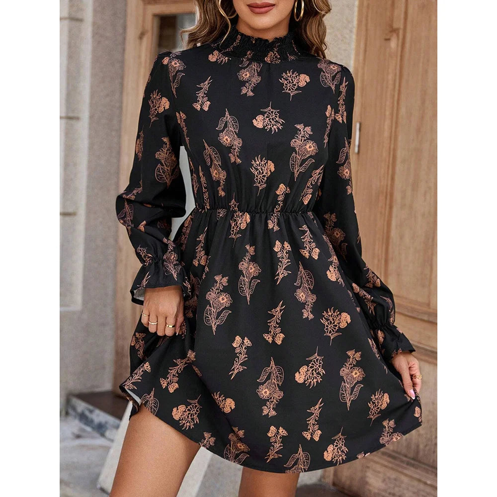 Women's Autumn Shift Dress – Mia Muse Floral