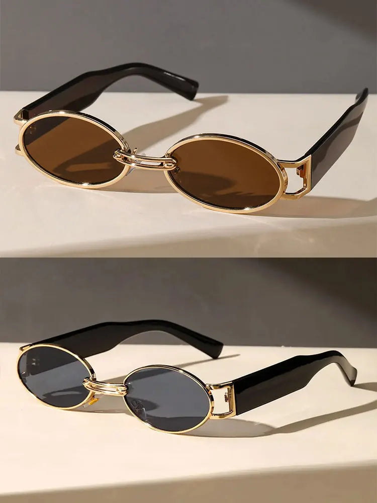 Unisex Oval Sunglasses – Stylish Design for Streetwear, Photography & Driving