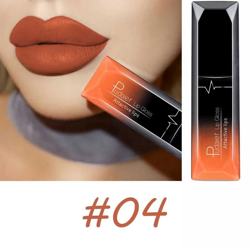 17-Color Premium Matte Liquid Lipstick Set – Long-Lasting, High-Pigment Lip Gloss & Lip Cream Collection