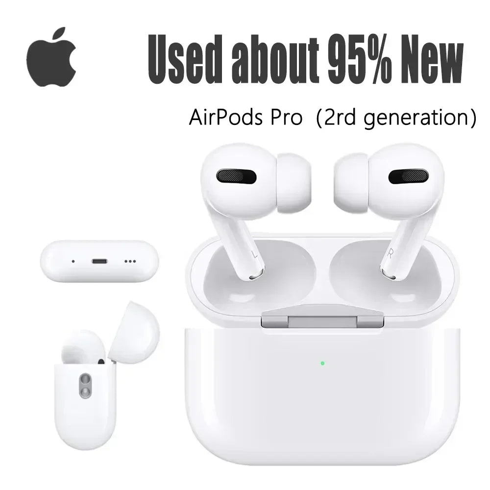 AirPods Pro 2 Wireless Earbuds – Active Noise Cancellation, Spatial Audio, MagSafe USB-C Charging Case