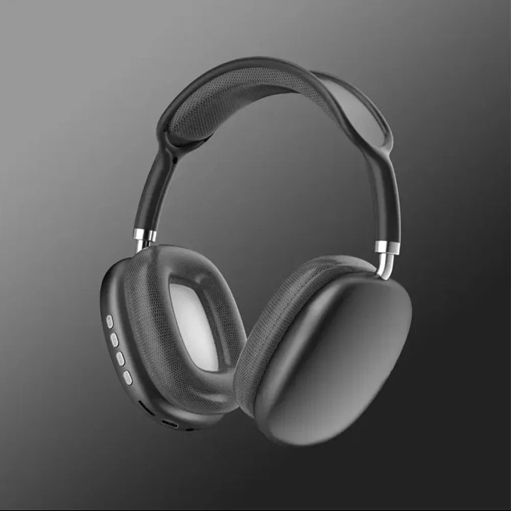 Pro Max Air Wireless Bluetooth Headphones – Noise Cancelling Over-Ear Headset with Mic, Ideal for Sports & Gaming
