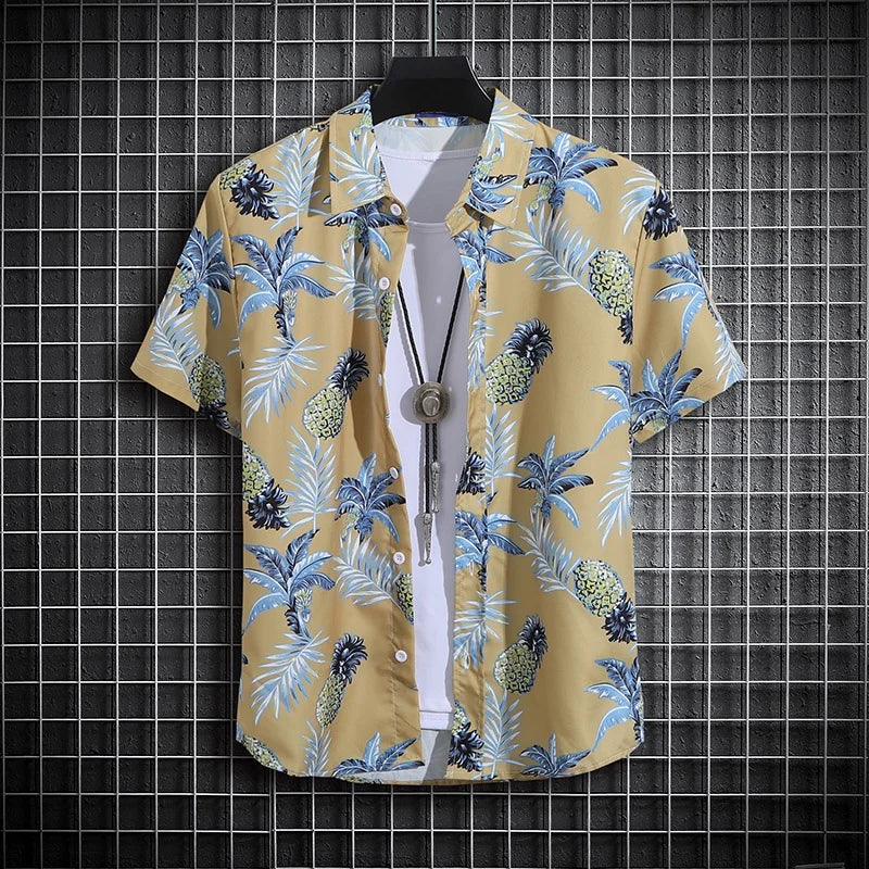 Men’s Casual Summer Shirt – Lightweight, Printed Design