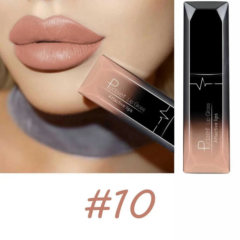 17-Color Premium Matte Liquid Lipstick Set – Long-Lasting, High-Pigment Lip Gloss & Lip Cream Collection