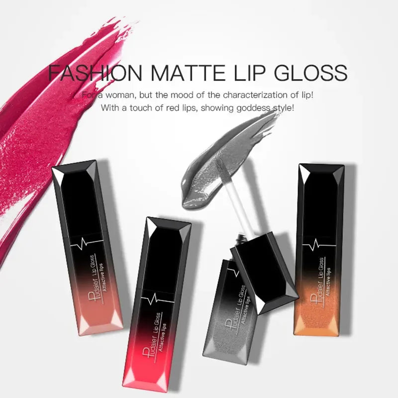 17-Color Premium Matte Liquid Lipstick Set – Long-Lasting, High-Pigment Lip Gloss & Lip Cream Collection