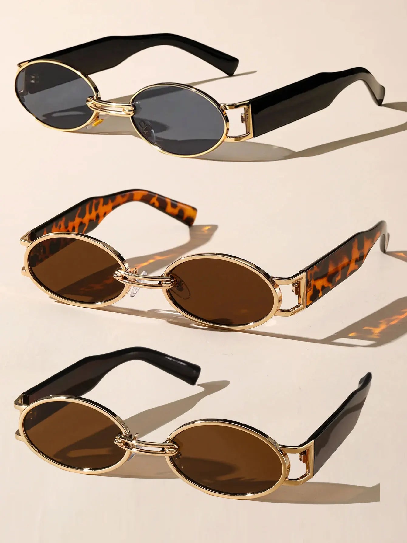 Unisex Oval Sunglasses – Stylish Design for Streetwear, Photography & Driving