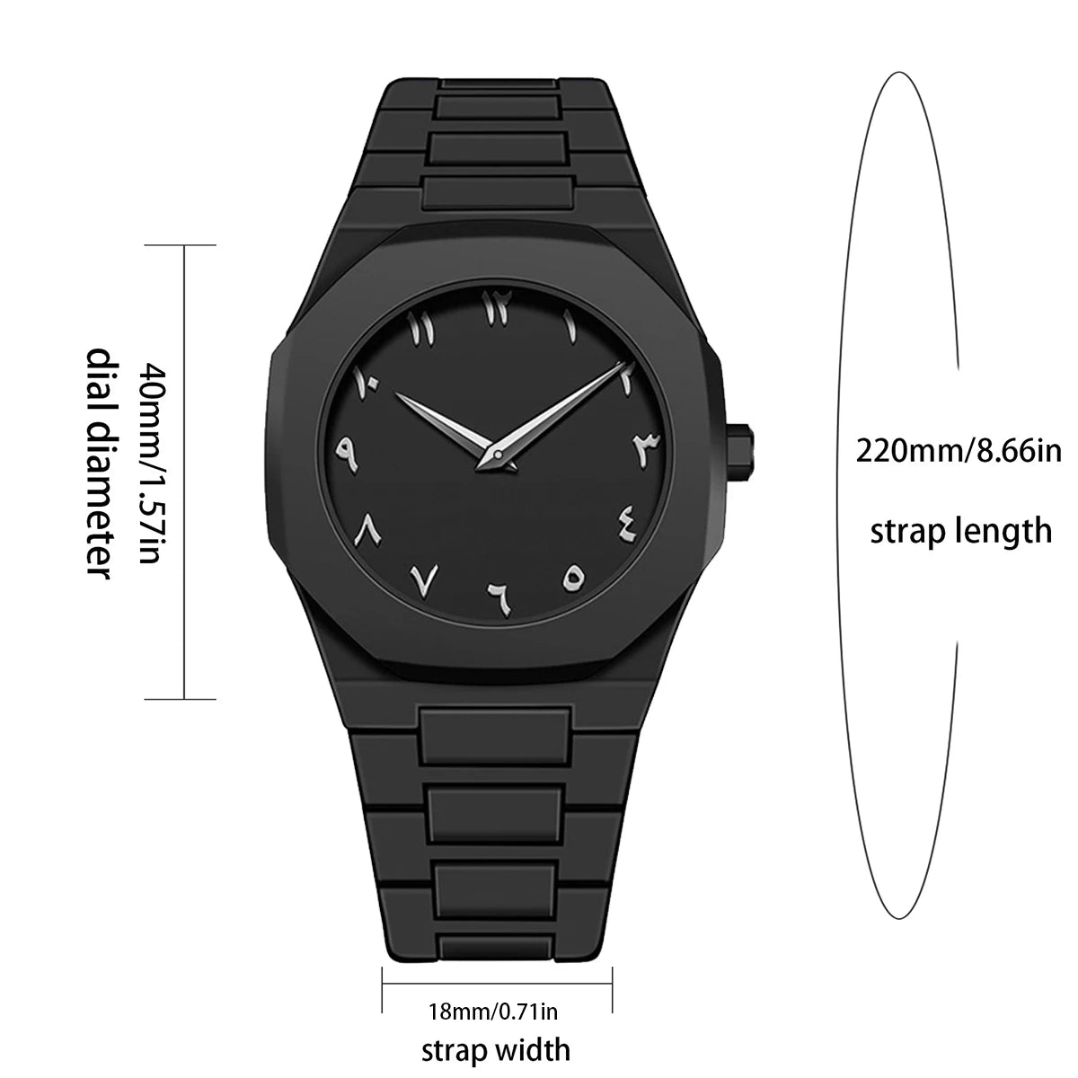 Modern Sports & Leisure Men’s Watch – Waterproof Quartz, Creative Energy Design