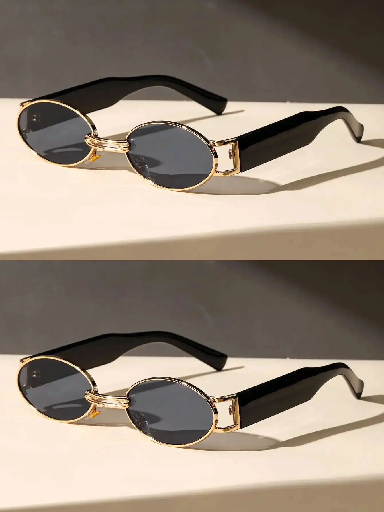 Unisex Oval Sunglasses – Stylish Design for Streetwear, Photography & Driving