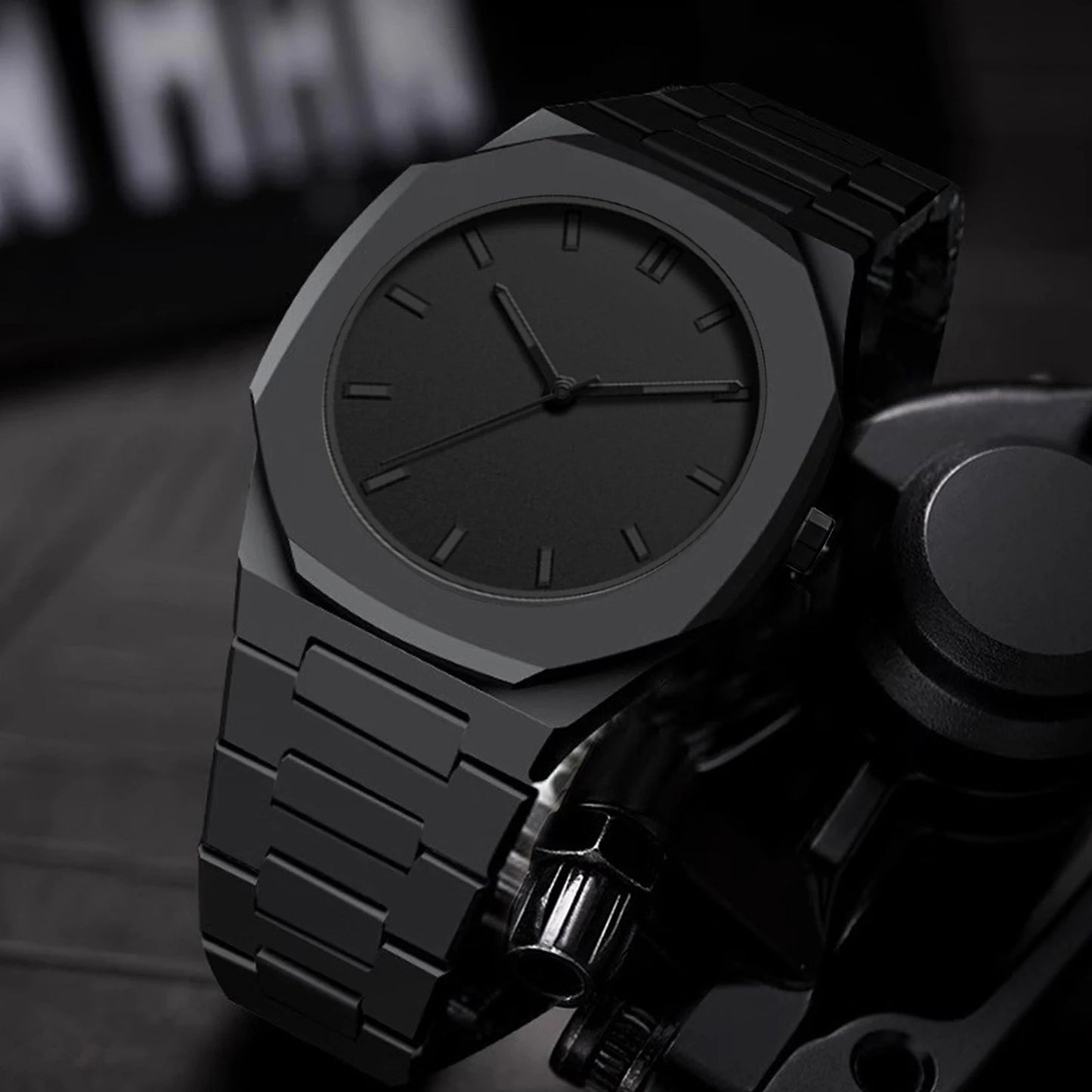 Modern Sports & Leisure Men’s Watch – Waterproof Quartz, Creative Energy Design