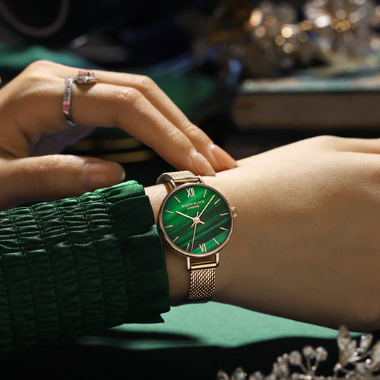 Women’s Waterproof Luminous Green Watch