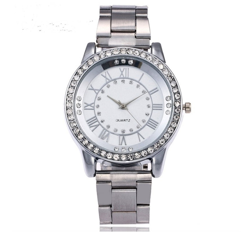 Luxury Women’s Rhinestone Quartz Watch