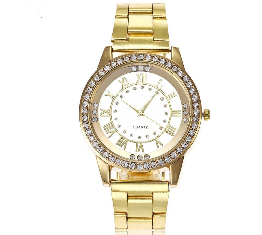 Luxury Women’s Rhinestone Quartz Watch
