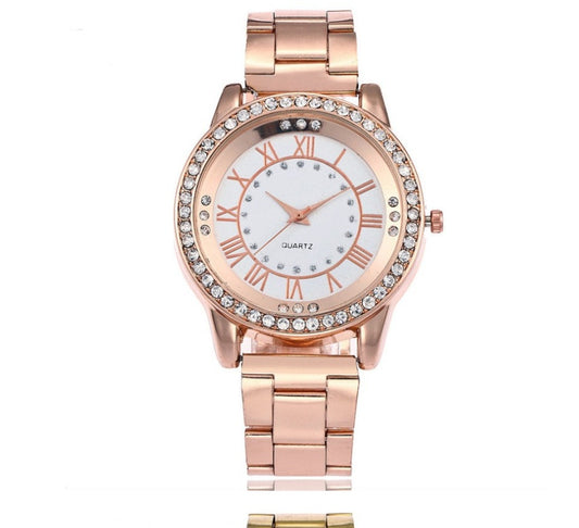 Luxury Women’s Rhinestone Quartz Watch