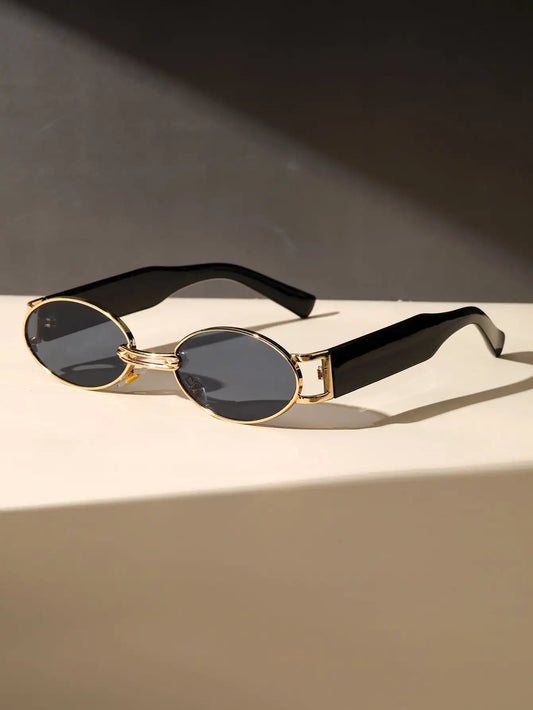 Unisex Oval Sunglasses – Stylish Design for Streetwear, Photography & Driving