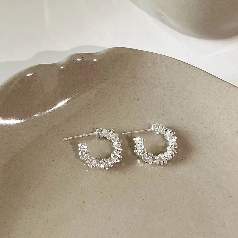 Minimalist Zircon Stud Earrings – Elegant Design for Teens & Adults, Perfect for Party or Wedding