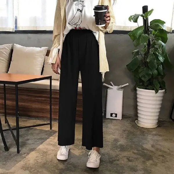 Women's Draped Wide Leg Pants