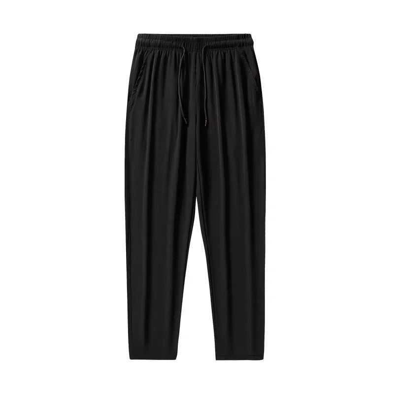 Men’s Ice Silk Summer Crop Pants