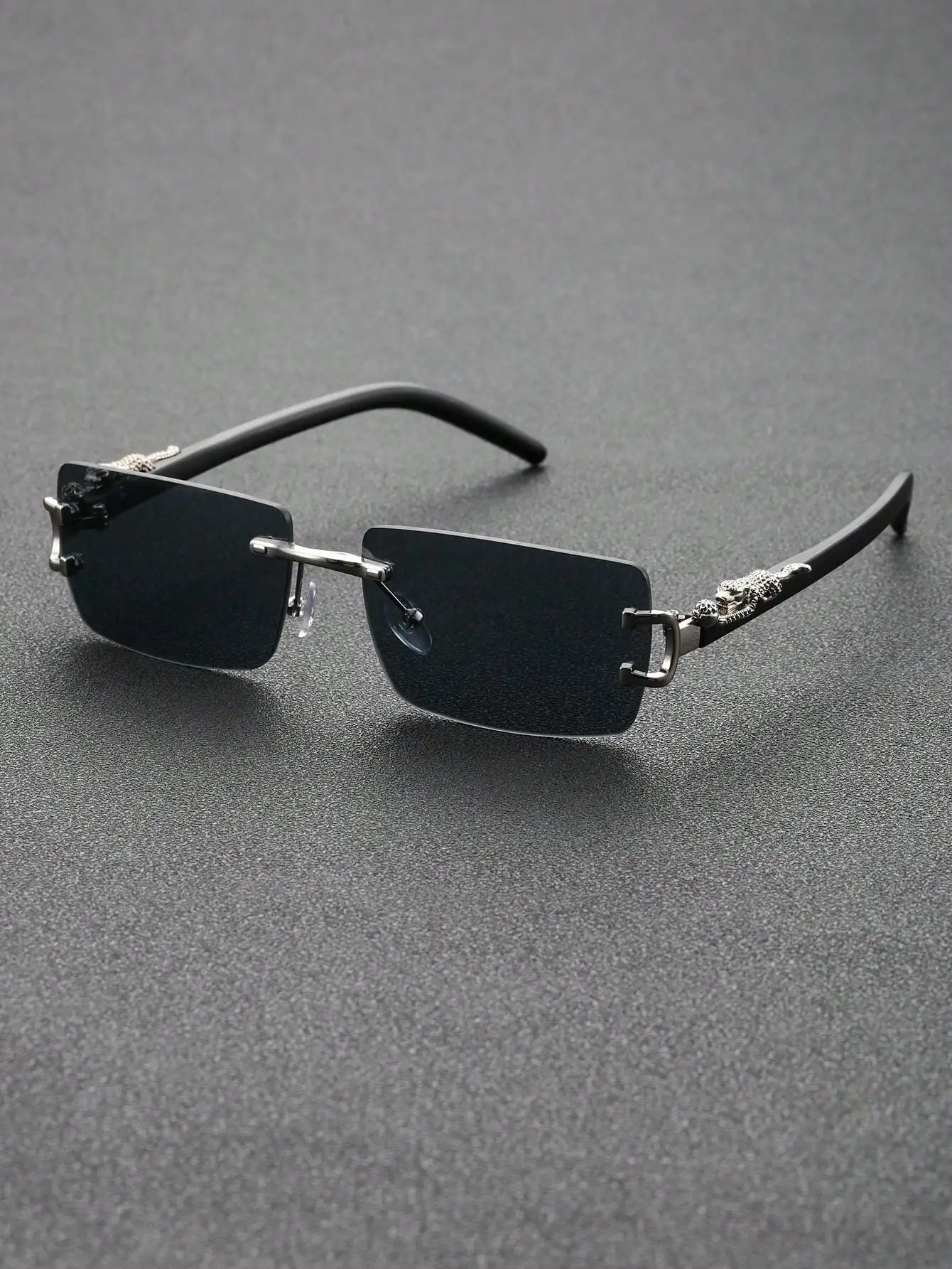 Premium Frameless Rectangular Sunglasses – Lightweight, Modern Design for Daily Wear