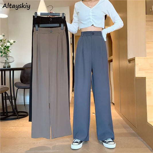Women's Draped Wide Leg Pants