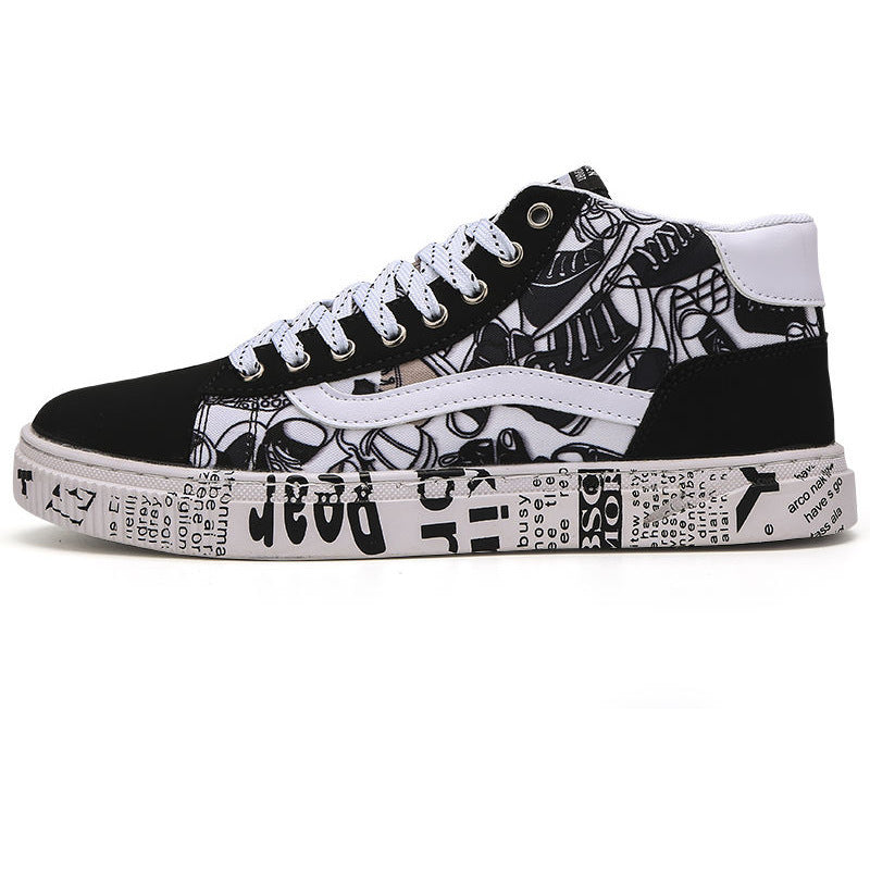 Korean Fashion Casual Men’s Cloth Shoes